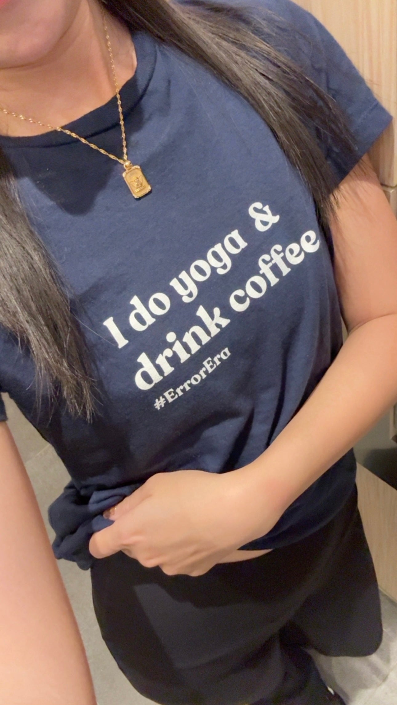 I do yoga & drink coffee Tee